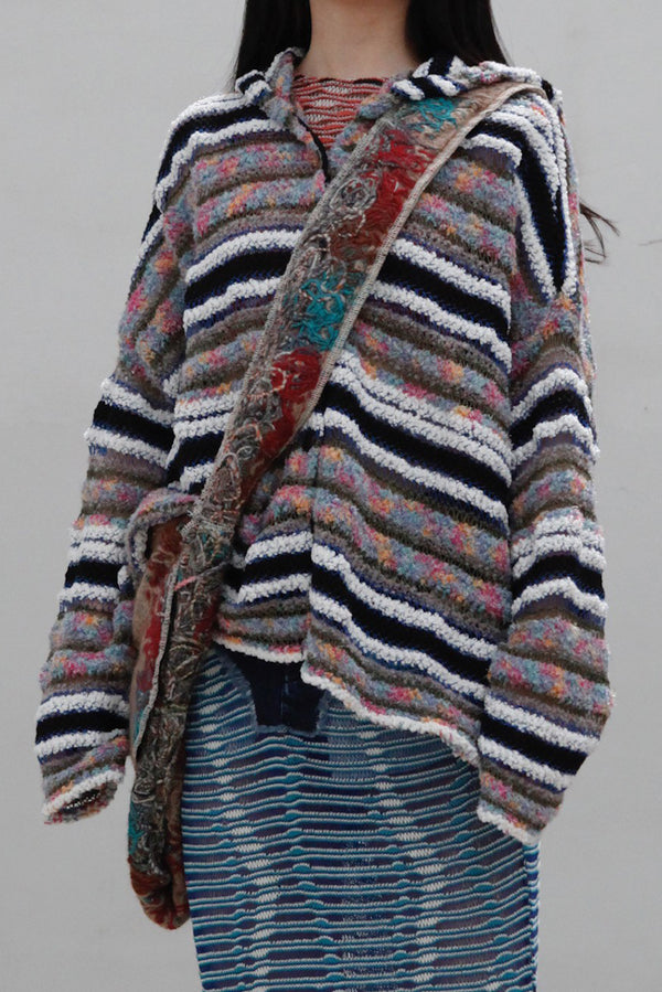 Vitelli tricot hooded cardigan SS23_D35_A20OCW_W1